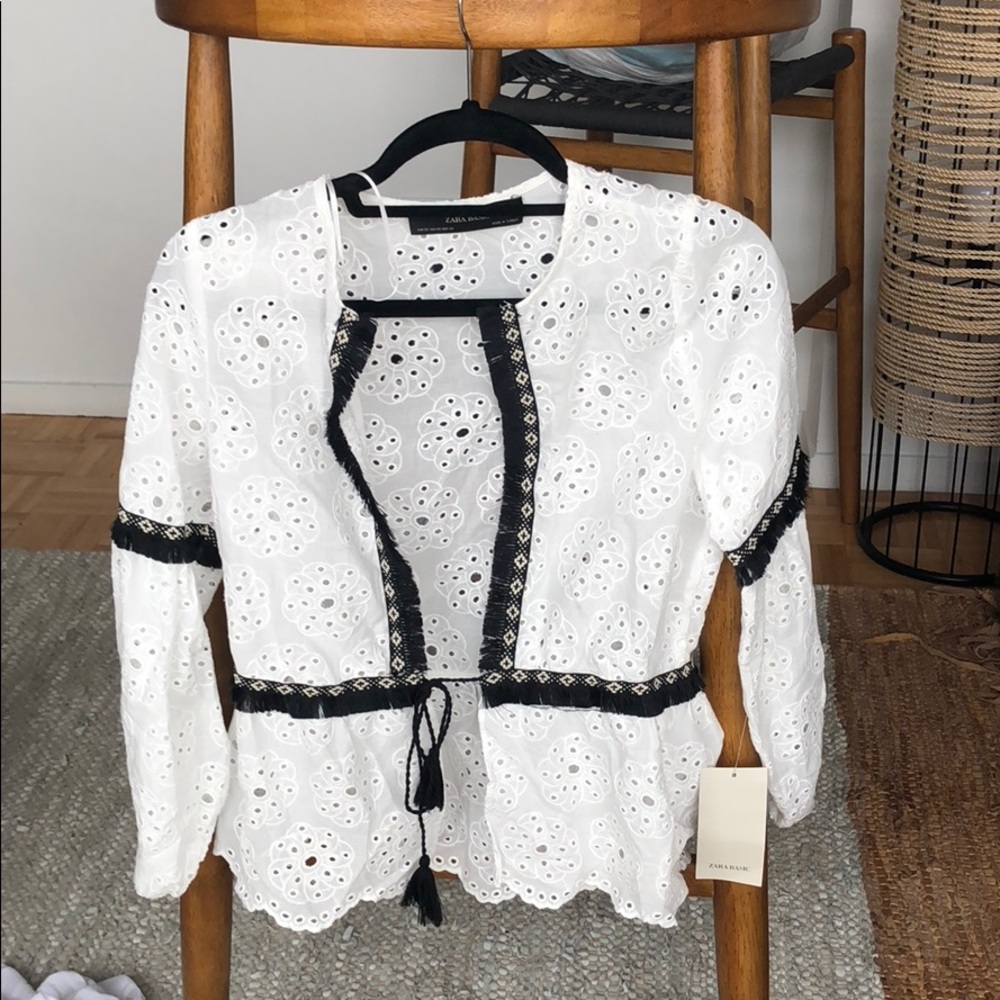 Zara never worn tags on top